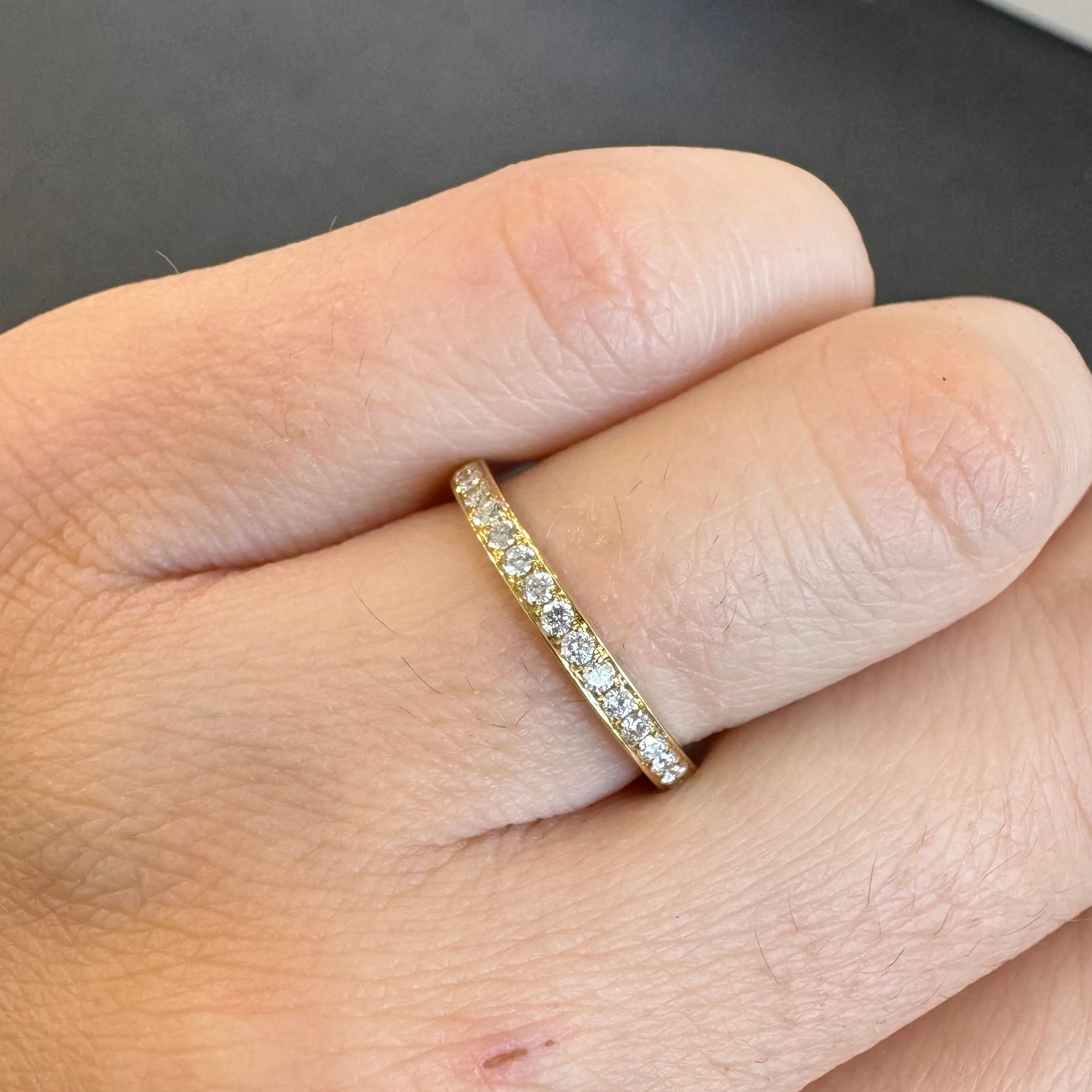 18ct Yellow Gold Diamond Eternity Ring