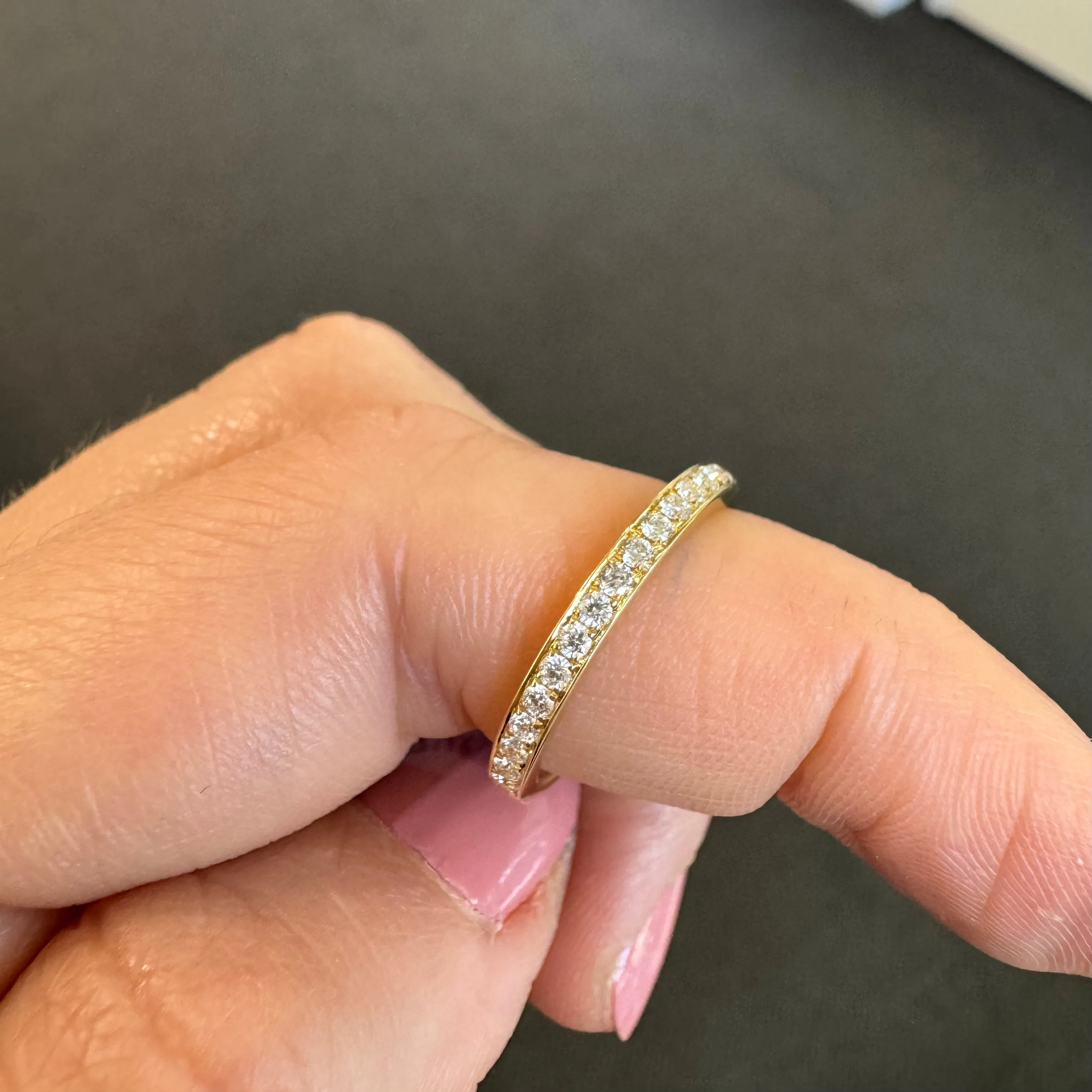 18ct Yellow Gold Diamond Eternity Ring