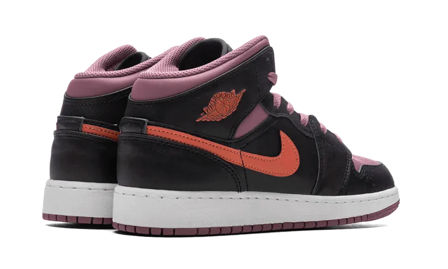 Air Jordan 1 Mid Black Sky J Mauve