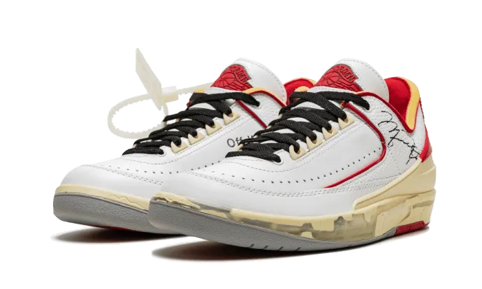 Air Jordan 2 Retro Low SP Off-White White Red