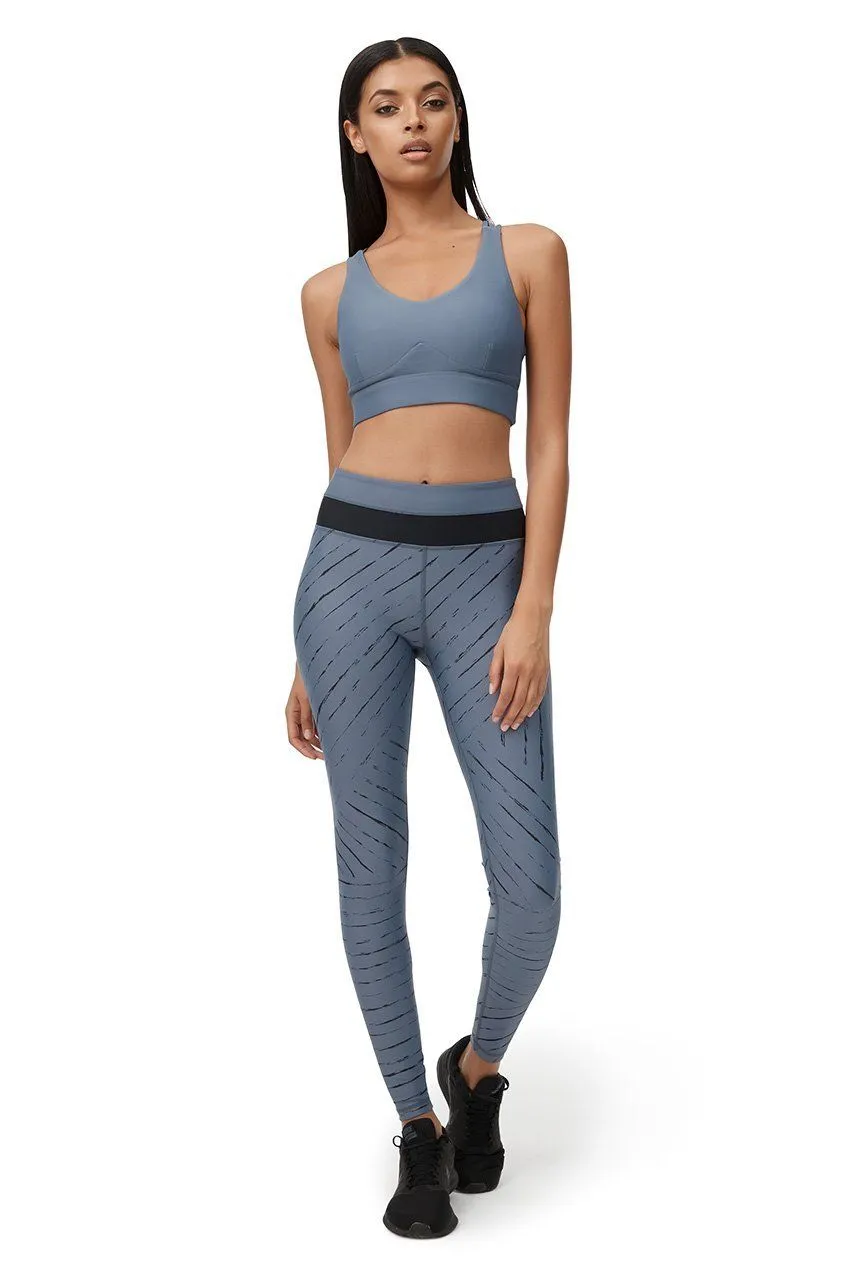 Allfenix Prana Full Length Leggings in Pale Blue Grey