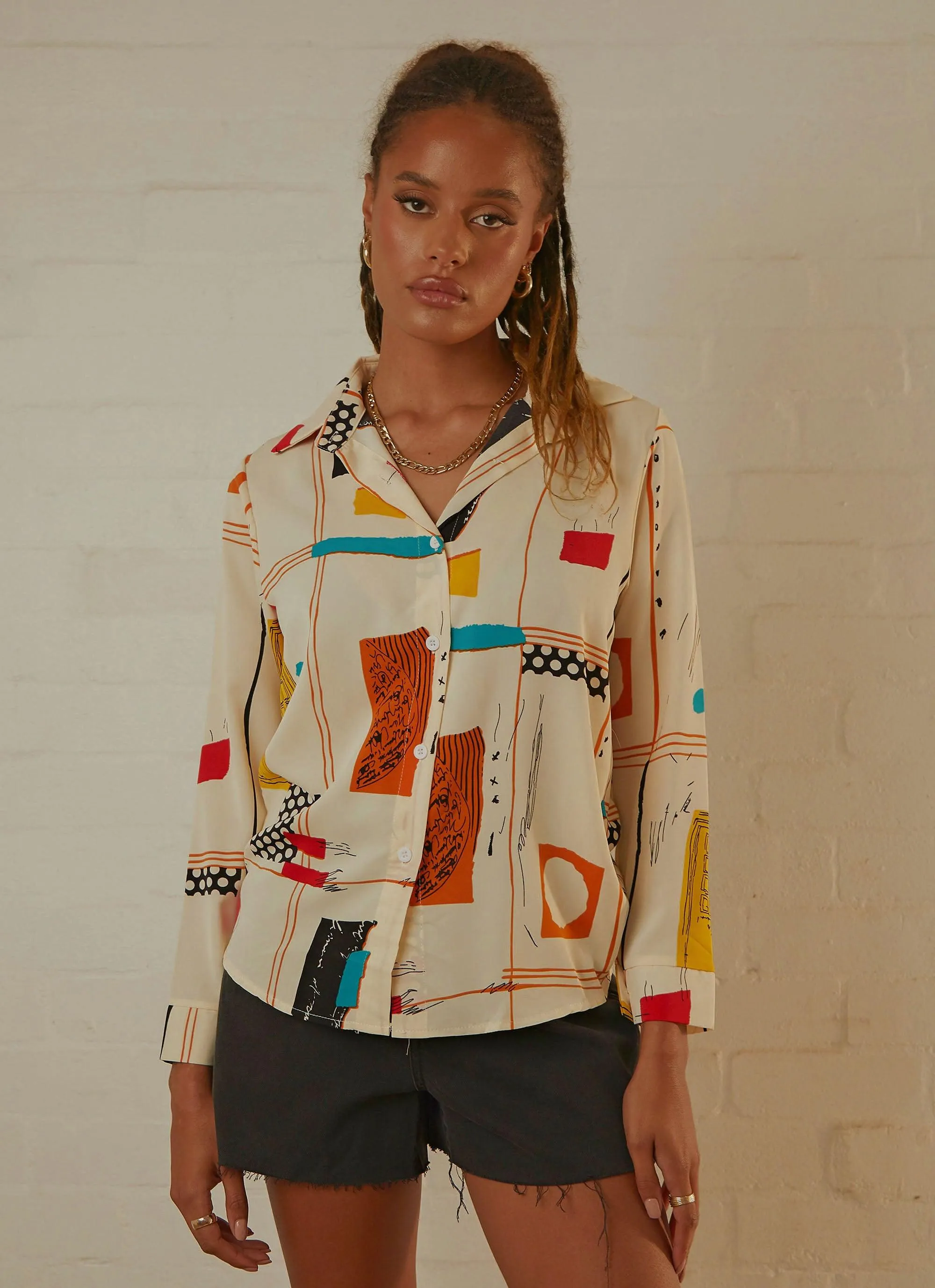 Amalfi Sunsets Shirt - Multi Print