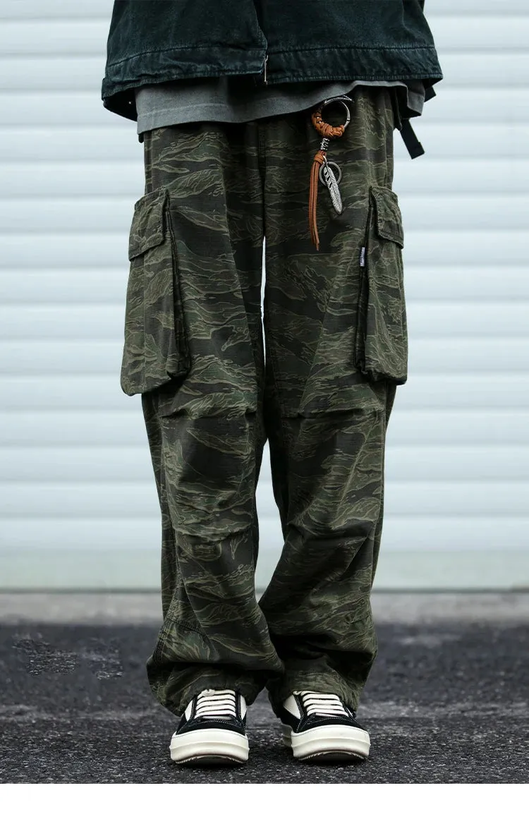 Baggy Camo Cargo Pants