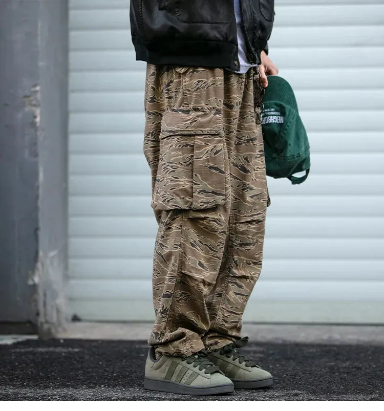 Baggy Camo Cargo Pants