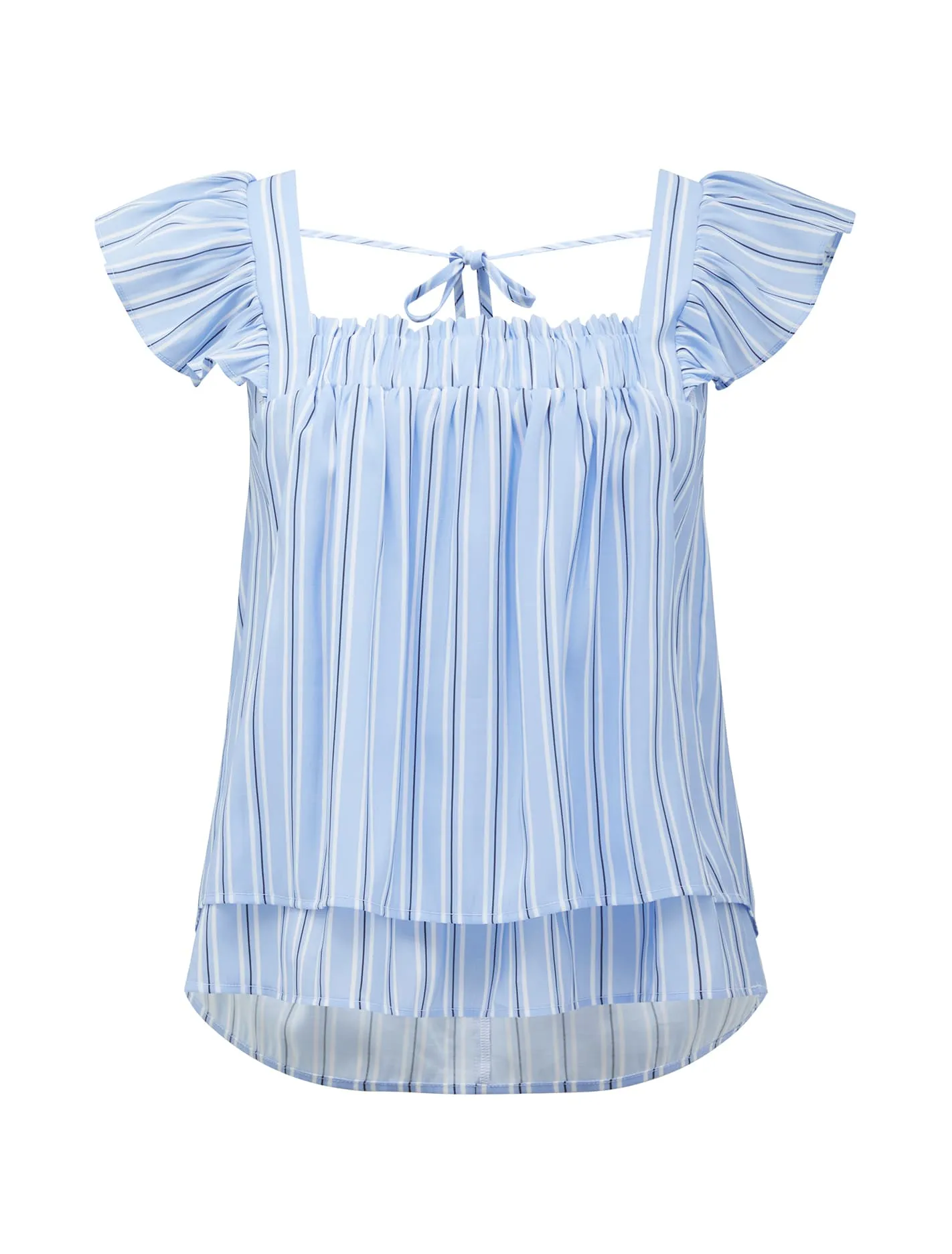 Briony Stripe Babydoll Top