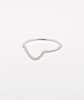 CHAIN SILVER RING