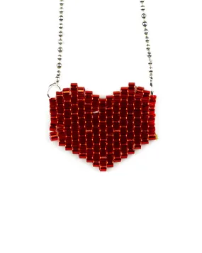 Collar Corazon Rojo Miyuk