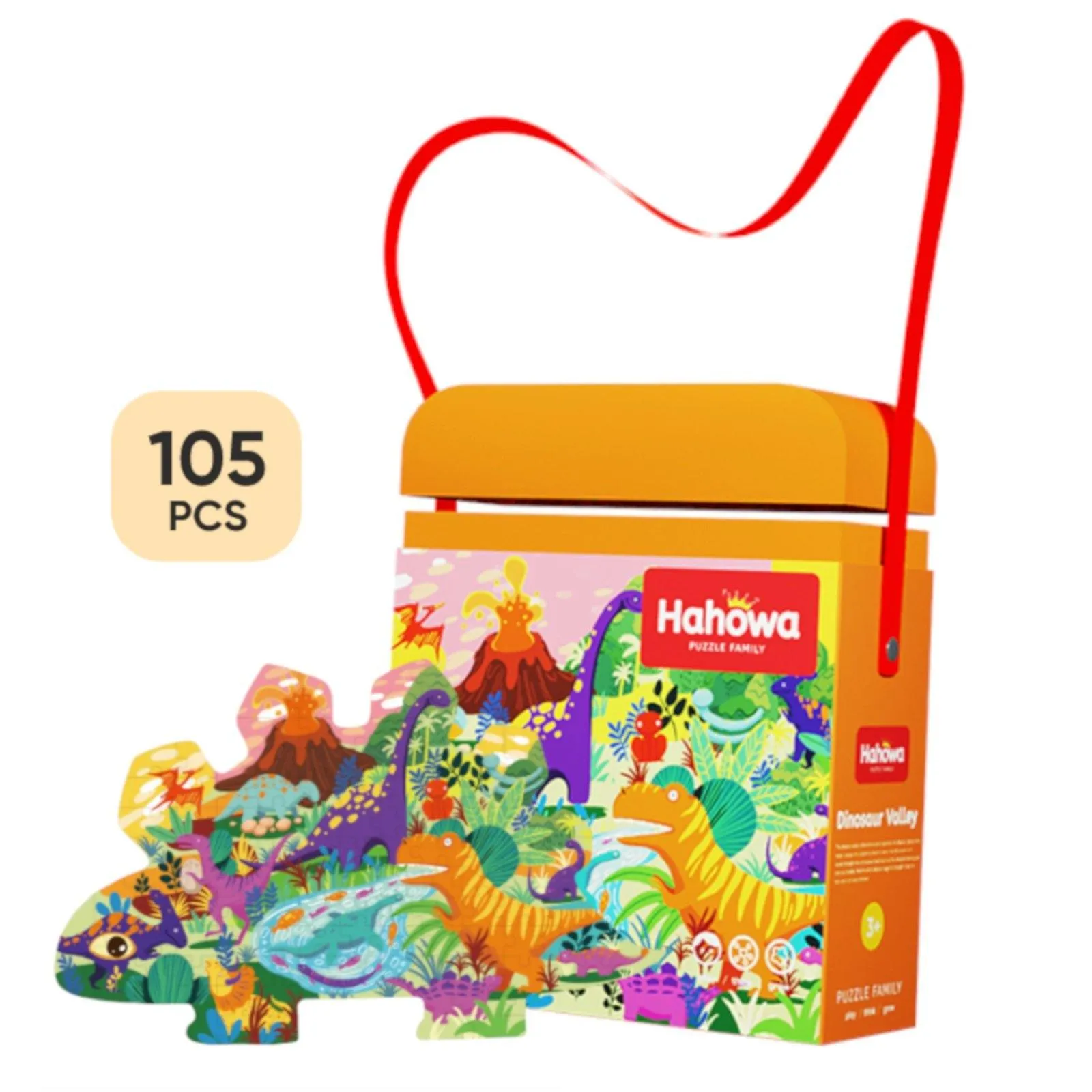 Colorful Dinosaur-Themed Puzzle Set – 1 Piece