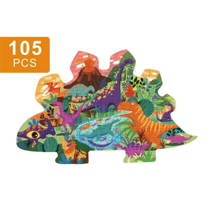 Colorful Dinosaur-Themed Puzzle Set – 1 Piece