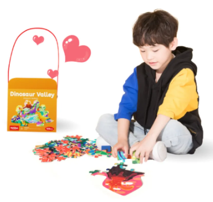 Colorful Dinosaur-Themed Puzzle Set – 1 Piece