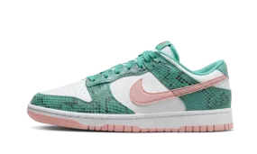 Dunk Low Snakeskin Washed Teal Bleached Coral