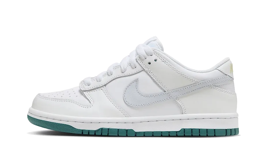 Dunk Low White Grey Teal