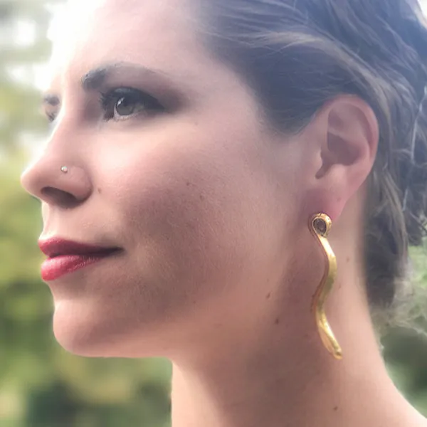 Eel Drop Earrings