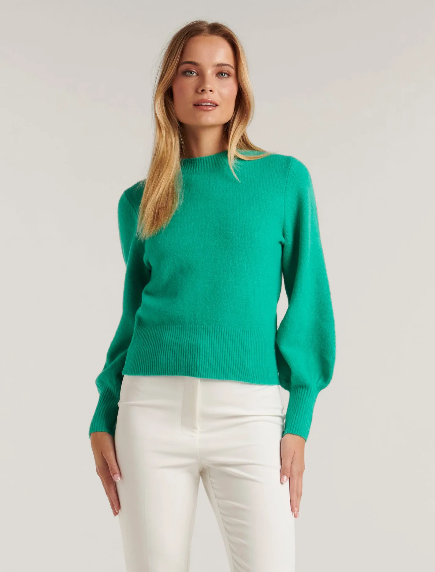 Ella Blouson Sleeve Knit Jumper