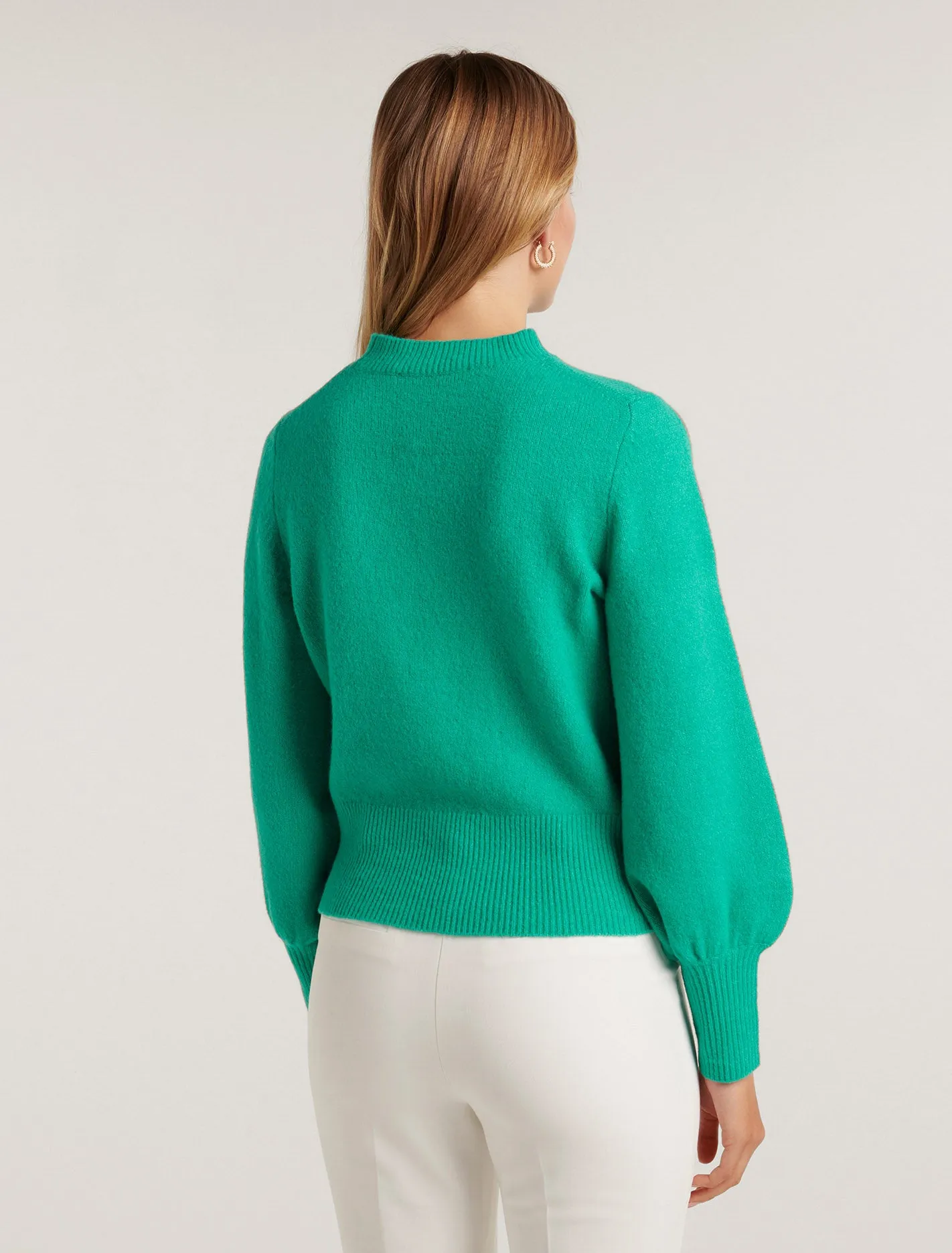 Ella Blouson Sleeve Knit Jumper