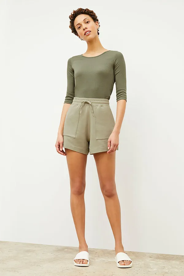 Felix Short - Light French Terry :: Laurel Green