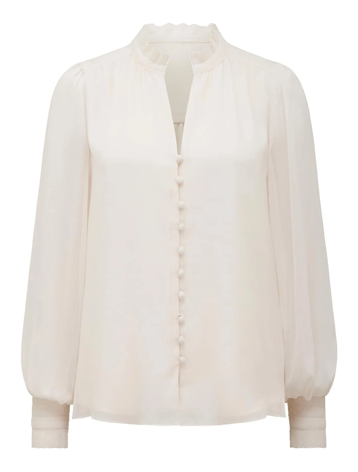 Flora Fluted Pleat Blouse