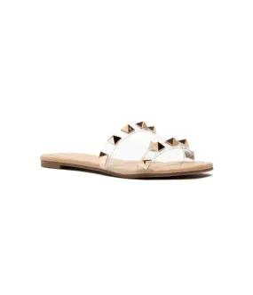 Hazy Spike Sandal in Clear