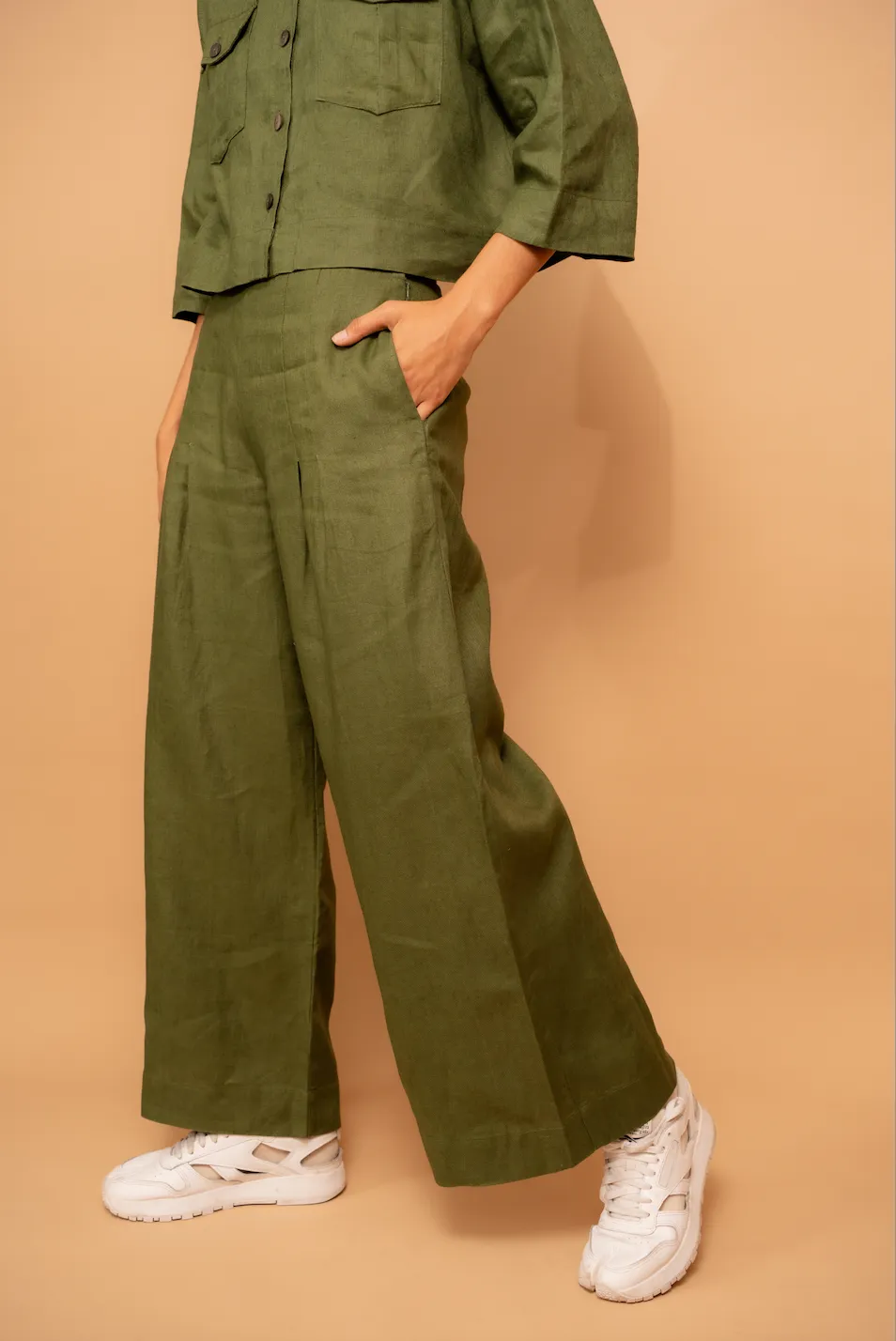 Linen Palazzo Pants