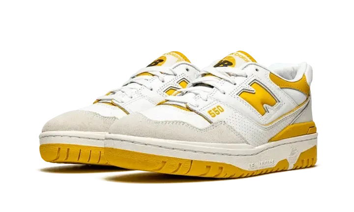 New Balance 550 Sea Salt Varsity Gold