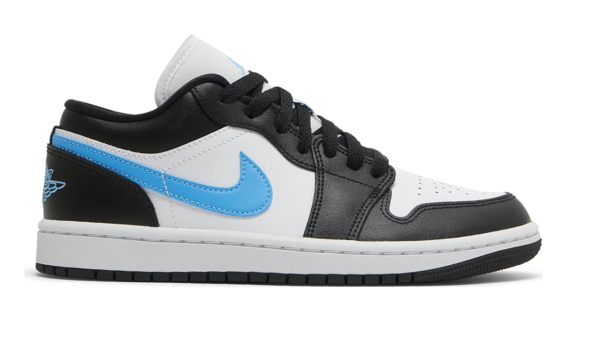 Nike Air Jordan 1 Low Black University Blue White Women's