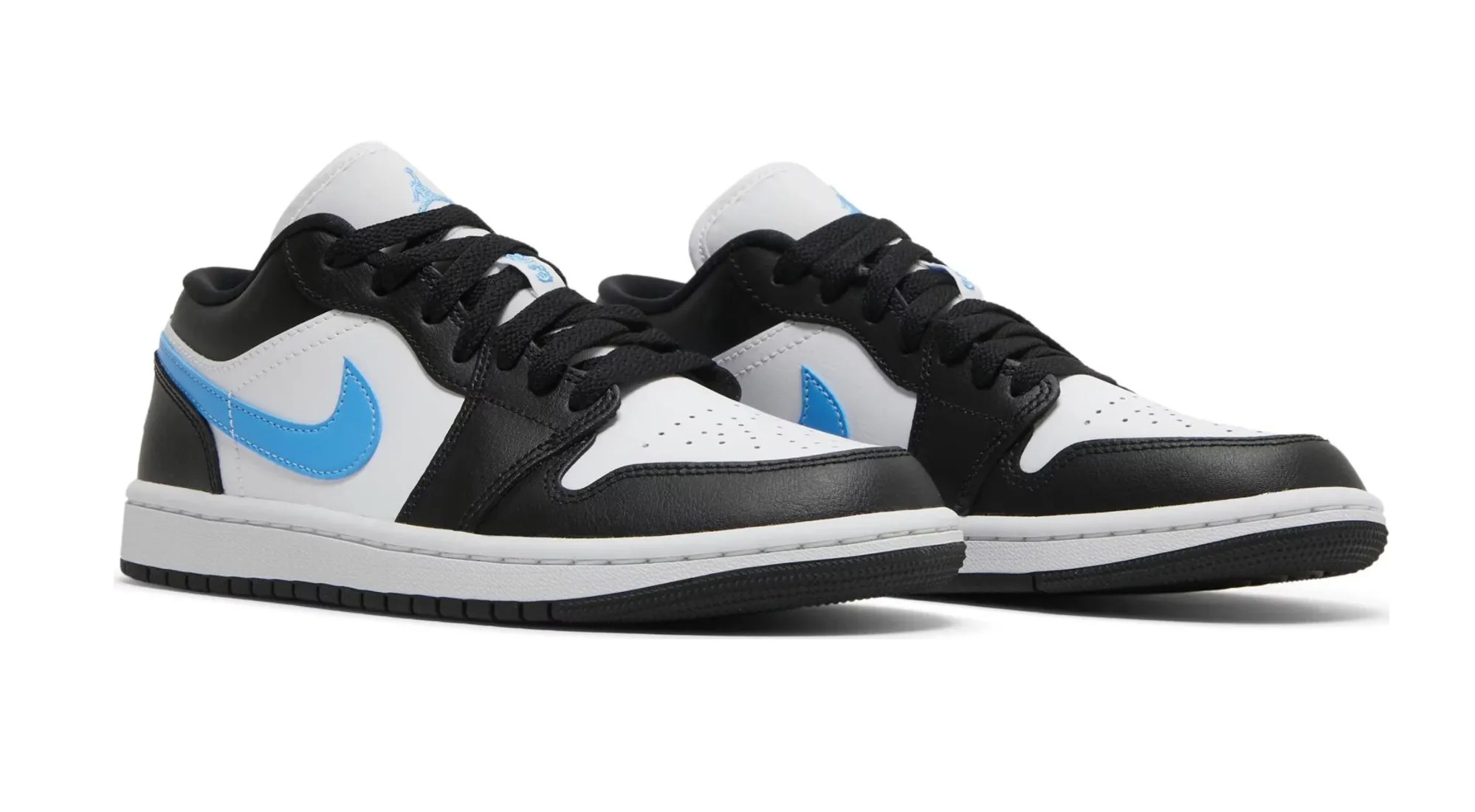 Nike Air Jordan 1 Low Black University Blue White Women's