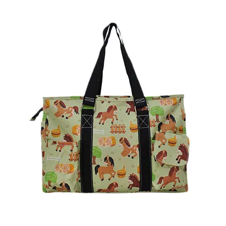 Pasture Pony NGIL Zippered Caddy Organizer Tote Bag