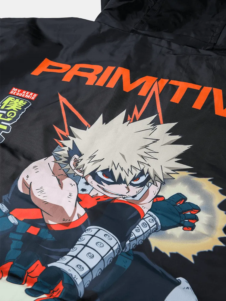 Primitive x My Hero Academia Katsuki Bakugo Tactical Jacket - Black / Orange