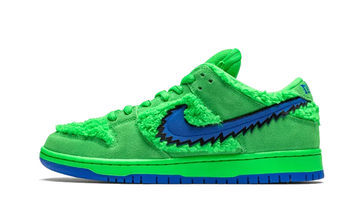 SB Dunk Low Grateful Dead Bears Green