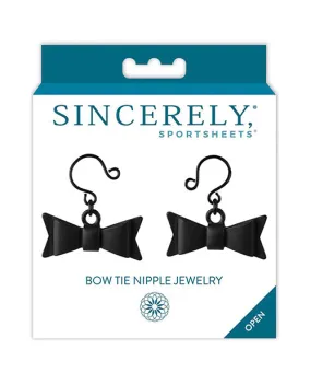 Sincerely Bow Tie Nipple Jewelry