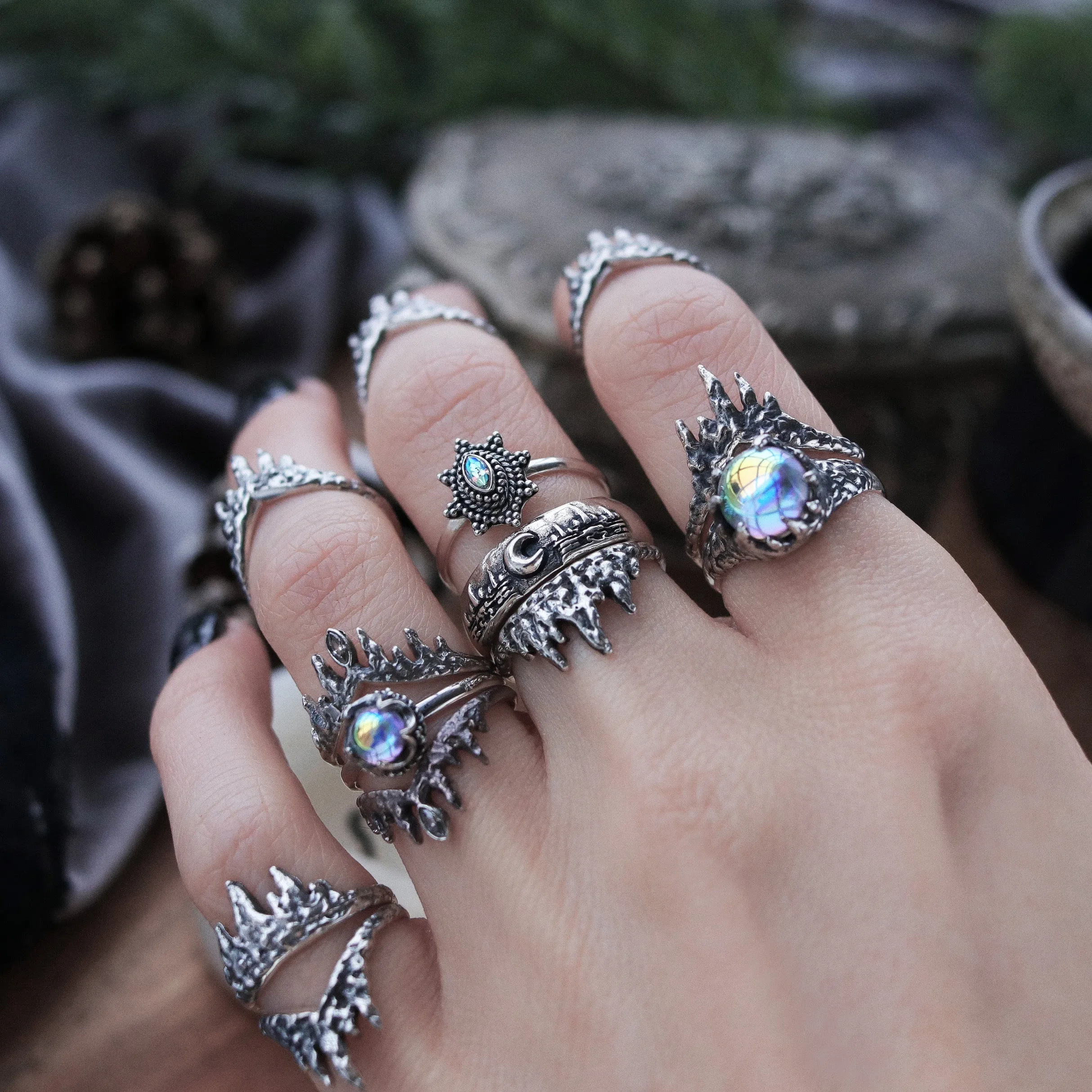 Voluspa Mystic Crown Ring