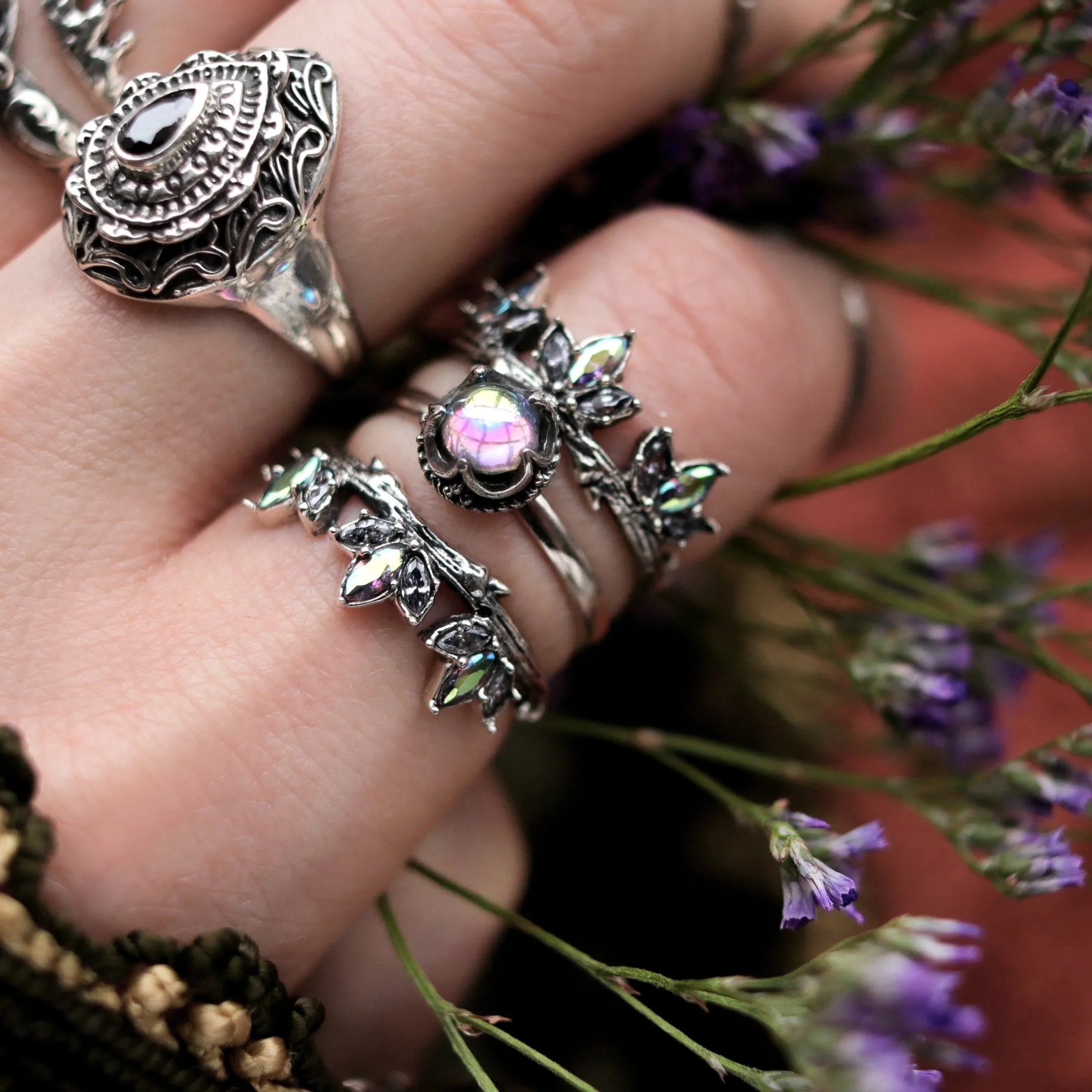 Voluspa Mystic Crown Ring