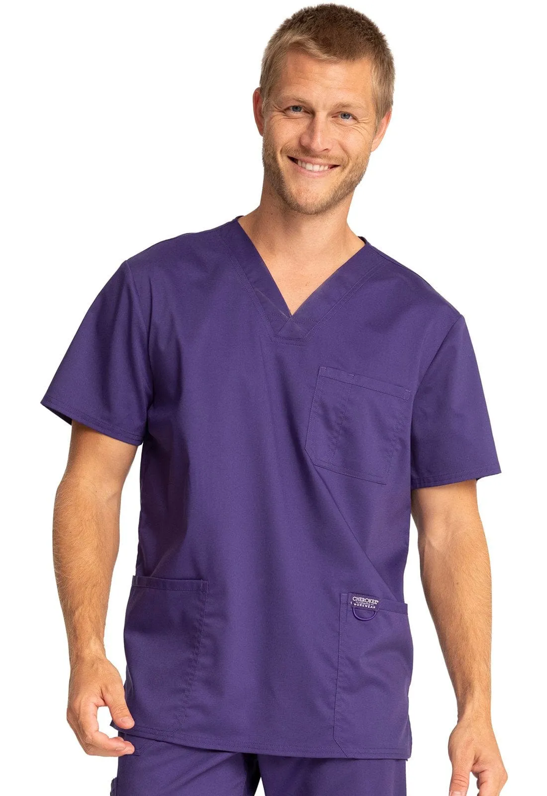 WW Revolution Men's V-Neck Scrub Top WW670