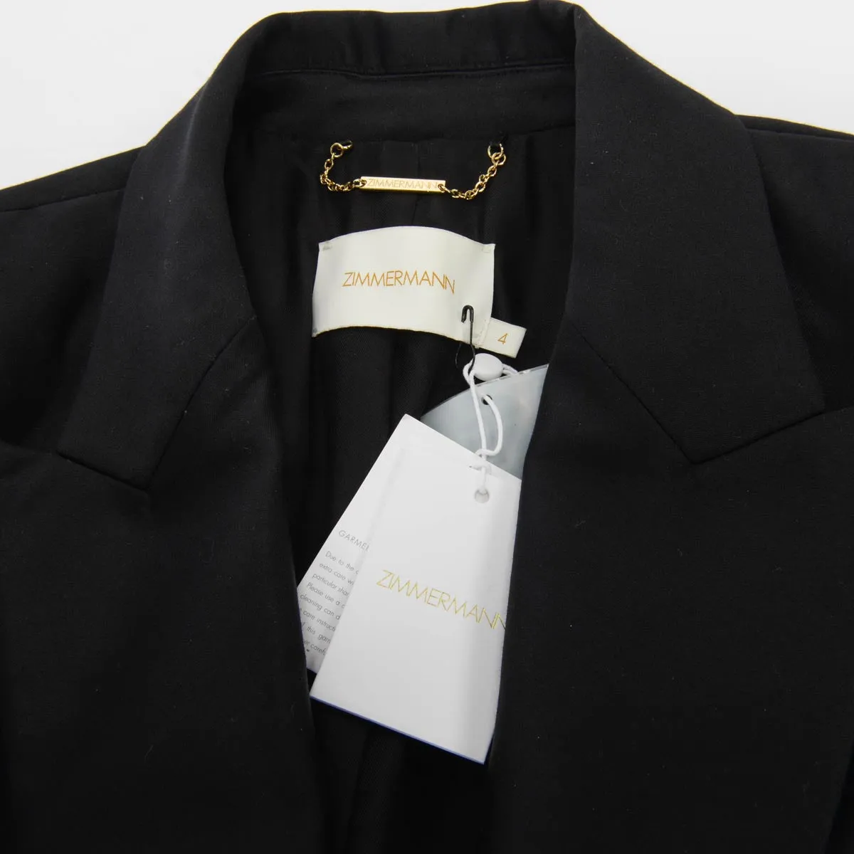 Zimmermann Black Wonderland Tuxedo Jacket 4